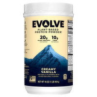 Evolve Protein Powder, Plant-Based, Creamy Vanilla, 16 Ounce