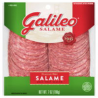 Galileo Salame Deli Thin Sliced Italian Dry Salame, 7 oz., 7 Ounce