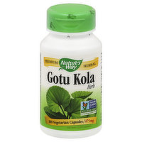 Nature's Way Gotu Kola Herb, 475 mg, Vegetarian Capsules, 100 Each