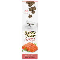 Fancy Feast Cat Treats, Savory Cravings, Salmon Flavor, 56 Each