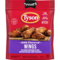 Tyson Any'tizers BBQ Bone-In Chicken Wings (Frozen), 22 Ounce