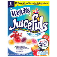 Welch's Juicefuls Gluten Free Fruit Wave Fruit Snacks, 6 Each