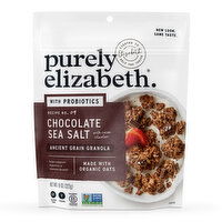 Purely Elizabeth Ancient Grain Granola, Chocolate Sea Salt, 8 Ounce