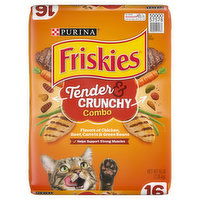 Friskies Dry Cat Food, Tender & Crunchy Combo, 16 Pound