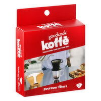 Goodcook Koffe Pourover Filters, No. 2, 100 Each