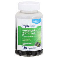 Equaline Melatonin, Gummies, Natural Blackberry, 120 Each