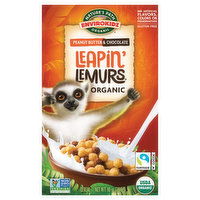 Nature's Path Organic Leapin' Lemurs Cereal, Organic, Peanut Butter & Chocolate, 10 Ounce