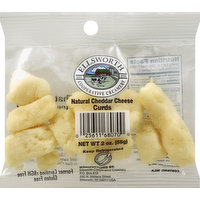 Ellsworth Cooperative Creamery Cheese Curds, Cheddar, Natural, 2 Ounce