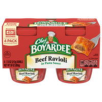 Chef Boyardee Beef Ravioli, 4 Pack, 4 Each