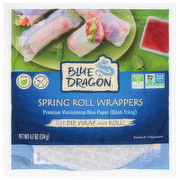 Blue Dragon Spring Roll Wrappers, 4.7 Ounce