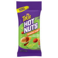 Takis Hot Nuts Double Crunch Peanuts, Smokin' Lime, Medium, 3.2 Ounce