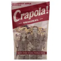 Crapola Granola, Cranberry Apple, Original, 12 Ounce