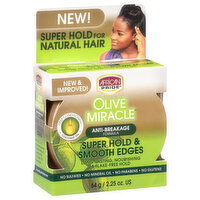 ORS Olive Miracle Gel, Super Hold & Smooth Edges, 64 Gram