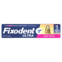 Fixodent Ultra Ultra Max Hold Denture Adhesive, 2.2 Ounce