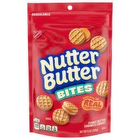 NUTTER BUTTER Bites Peanut Butter Sandwich Cookies, 8 Ounce