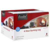 Essential Everyday Log, 4 Hour Burning, 6 Each