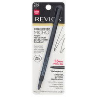 Revlon ColorStay Micro Eyeliner Gel, Waterproof, Black 214, 0.008 Ounce