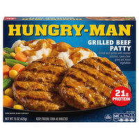 Hungry-Man Grilled Beef Patty, 15 Ounce