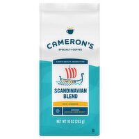 Cameron's Coffee, Ground, Medium-Dark Roast, Scandinavian Blend, 10 Ounce