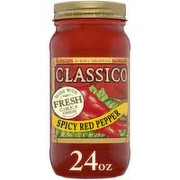 Classico Spicy Red Pepper Pasta Sauce, 24 Ounce