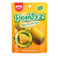 Amos Peelers Gummy Candy, Mango, 6 Ounce