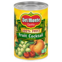 Del Monte Fruit Cocktail, 100% Juice, 15 Ounce