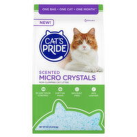 Cat's Pride Cat Litter, Non-Clumping, Scented, Micro Crystals, 6.5 Pound
