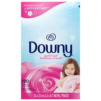 Downy Fabric Softener, April Fresh, Sheets, 120 Each