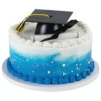Cub Double Layer Ombre Graduation Cake, 8in, 1 Each