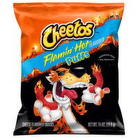 Cheetos Puffs Flamin' Hot Flavored Cheese Flavored Snacks, 0.875 Ounce
