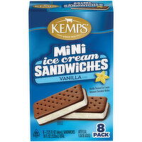 Kemps Mini Vanilla Ice Cream Sandwiches, 8 Each