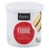 Essential Everyday Frosting, Fudge, Rich & Creamy, 16 Ounce