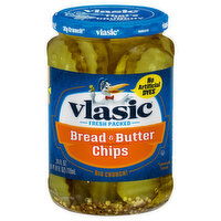 Vlasic Pickles, Bread & Butter Chips, 24 Fluid ounce