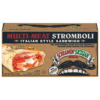 Screamin' Sicilian Pizza Co. Italian Style Multi-Meat Stromboli Sandwich, 6.25 Ounce