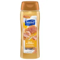 Suave Essentials Gentle Body Wash, Milk & Honey, 18 Fluid ounce