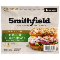 Smithfield Turkey Breast, Roasted, Thinly Sliced, 16 Ounce