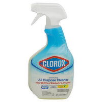 Clorox All Purpose Cleaner, Disinfecting, Crisp Lemon, 32 Fluid ounce