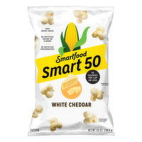 Smartfood Smart 50 Popcorn, White Cheddar, 5.25 Ounce