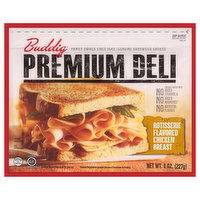 Buddig Premium Deli Chicken Breast, Rotisserie, 8 Ounce
