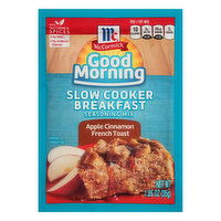 McCormick Good Morning Slow Cooker Breakfast Seasoning Mix, Apple Cinnamon French Toast, 1.25 Ounce