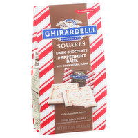 Ghirardelli Dark Chocolate Squares, Peppermint Bark, 7.7 Ounce