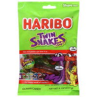 Haribo Twin Snakes Sweet & Sour Gummi Candy Share Size, 8 Ounce