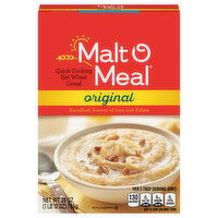 Malt O Meal Quick Cooking Hot Wheat Original Cereal, 28 Ounce
