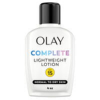 Olay Complete Lotion Moisturizer with SPF 15 Normal, 4 Fluid ounce