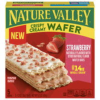 Nature Valley Wafer, Strawberry, Crispy Creamy, 5 Each