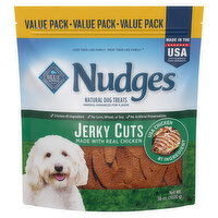 Blue Buffalo Blue Nudges Dog Treats, Natural, Jerky Cuts, Value Pack, 36 Ounce