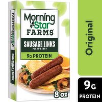 MorningStar Farms Plant Based Sausage Links, Original, 8 Ounce