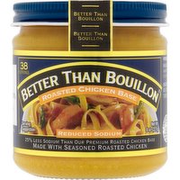 Better Than Bouillon Reduced Sodium Roasted Chicken Base, 8 Ounce