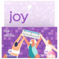 Joy Cartridges, 5 Blades, 4 Each