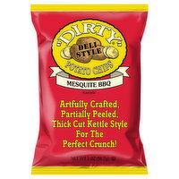 Dirty Deli Style Potato Chips, Mesquite Barbecue Flavored, 2 Ounce